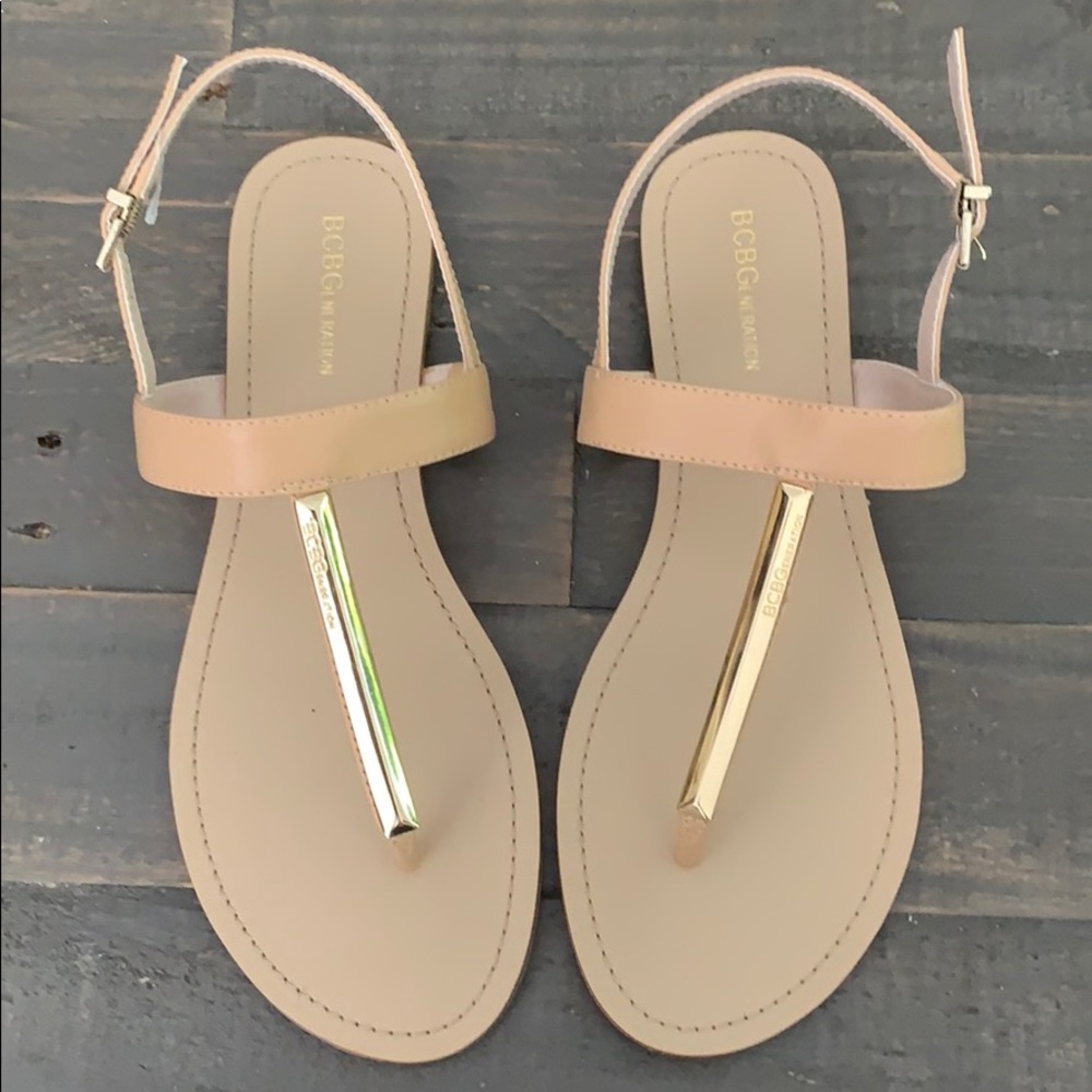 BCBG Generation beige sandals size 10